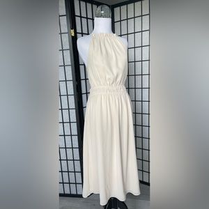 Cream maxi dress